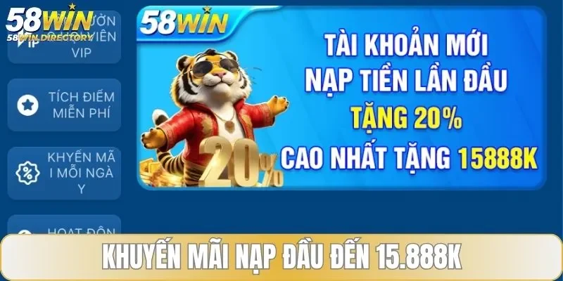 Khuyến mãi nạp đầu đến 15.888K